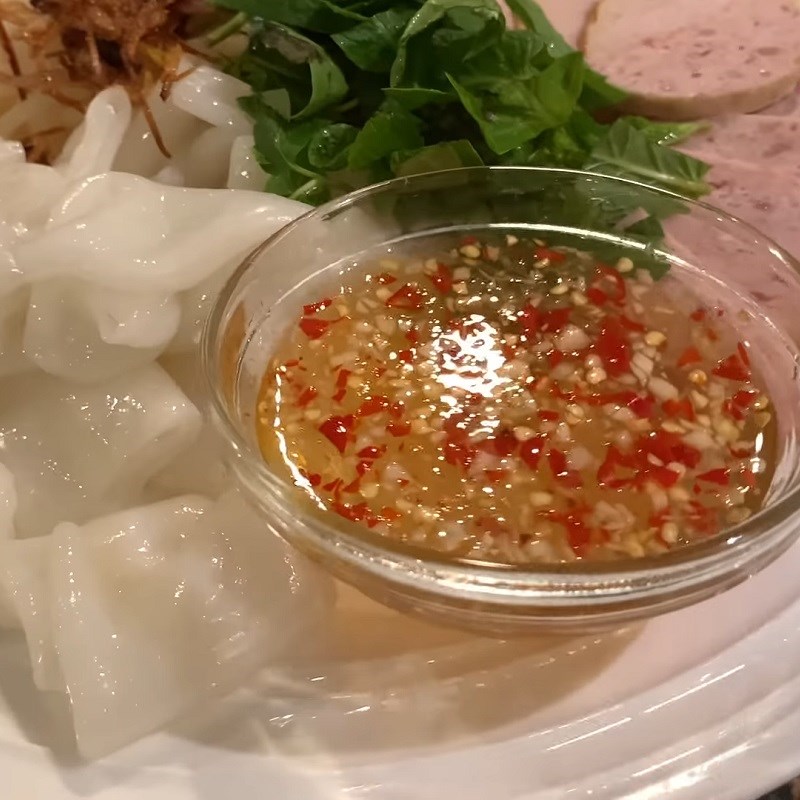 Bước 5 Thành phẩm Bánh ướt chả lụa