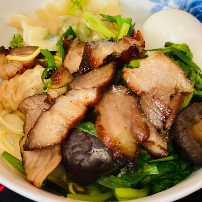 Bước 6 Thành phẩm Mì hoành thánh xá xíu
