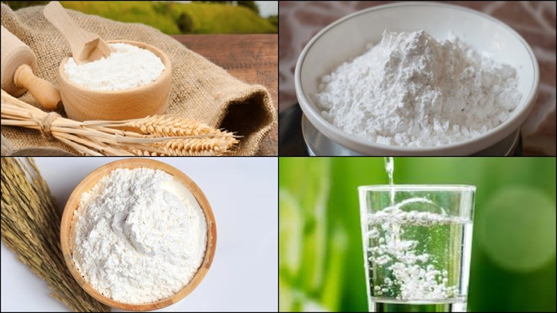 Nguyên liệu món ăn 2 cách làm vỏ bánh tráng cuốn