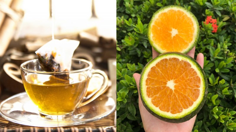 Nguyên liệu món ăn trà cam quế đá