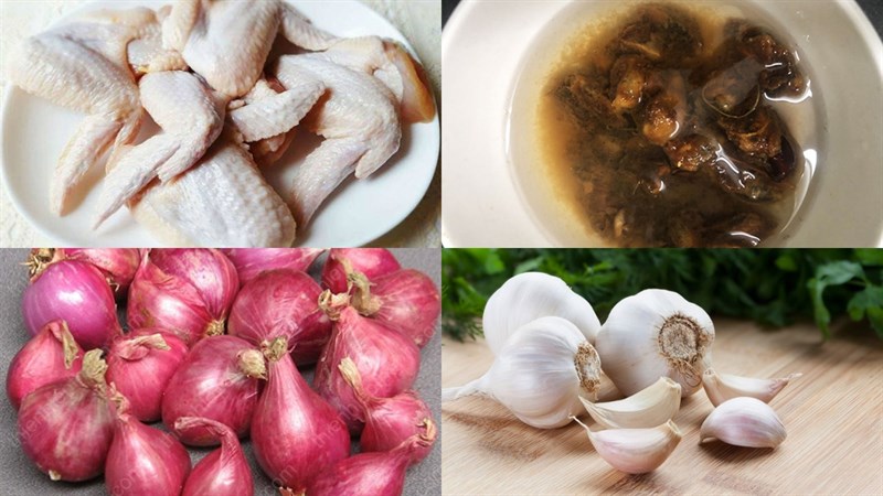 Nguyên liệu món ăn cánh gà sốt chua ngọt