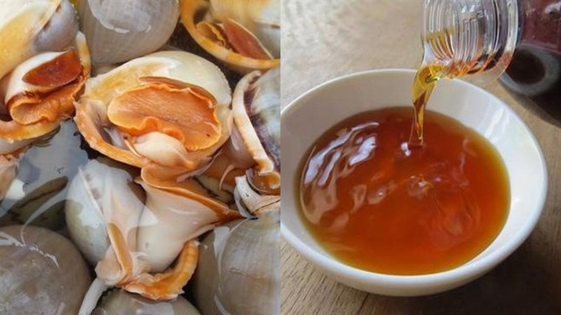 Nguyên liệu món ăn ốc tỏi nướng nước mắm