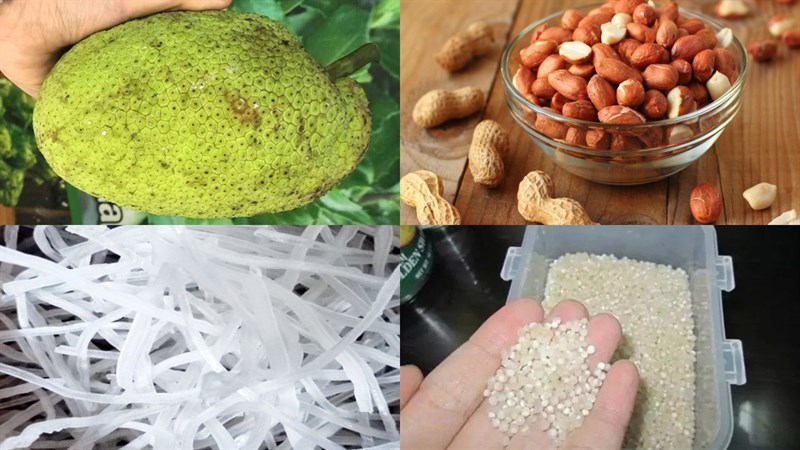 Nguyên liệu món ăn chè sake đậu phộng