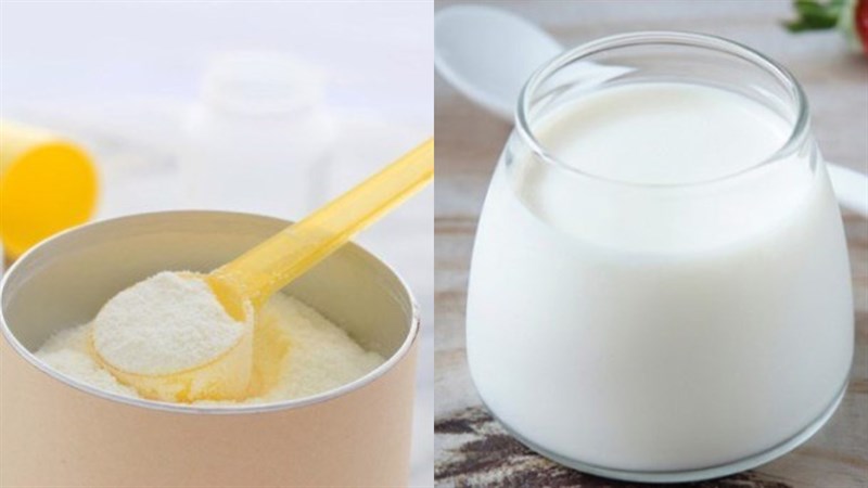 Nguyên liệu món ăn sữa chua cho bé ăn dặm