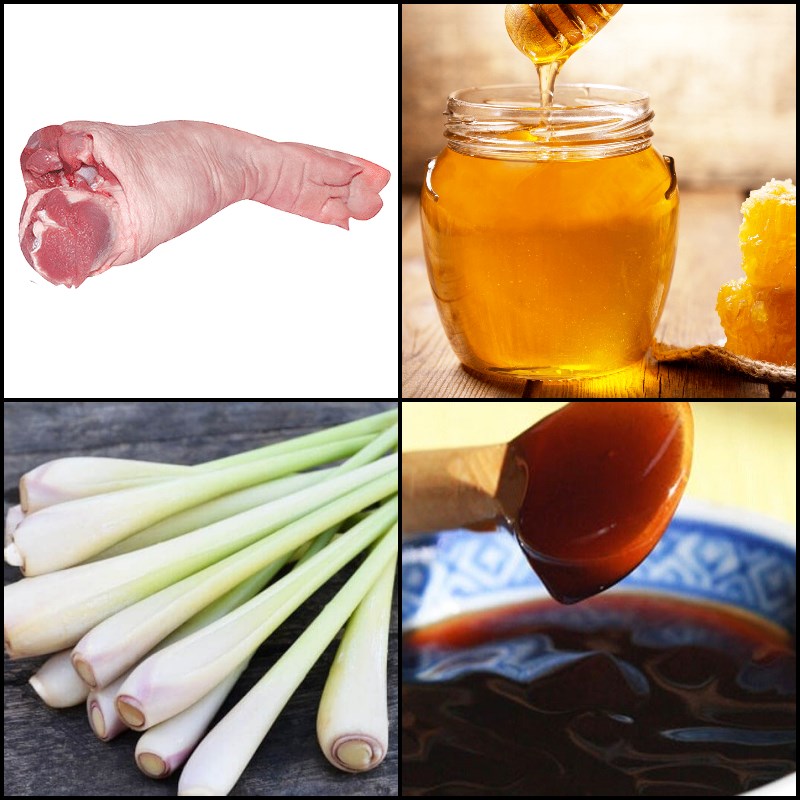 Nguyên liệu món ăn chân giò nướng