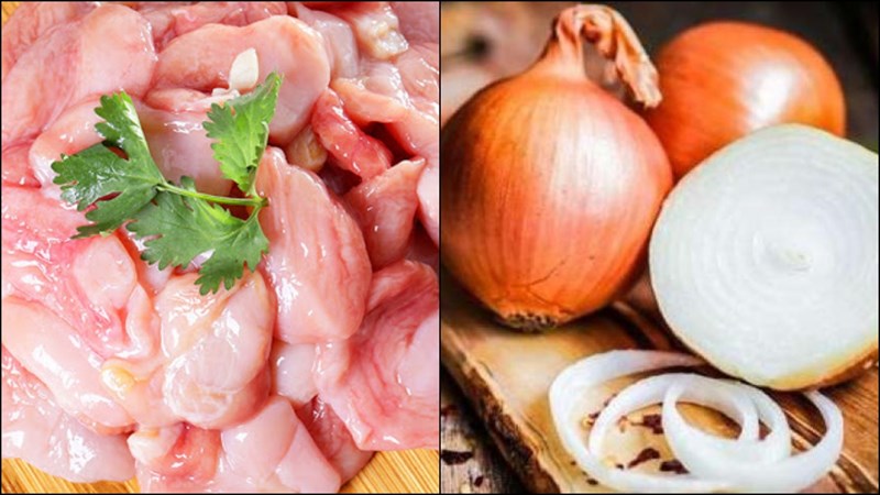 Nguyên liệu món ăn 3 cách làm bao tử cá basa xào hành tây, mướp và măng tươi