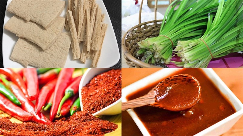 Nguyên liệu món ăn sườn non chay nướng