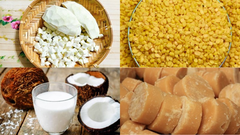 Nguyên liệu món ăn chè bưởi