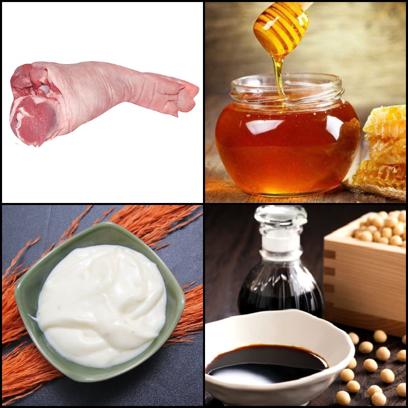 Nguyên liệu món ăn chân giò nướng
