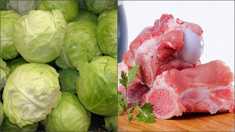 Nguyên liệu món ăn 3 cách nấu canh bắp cải