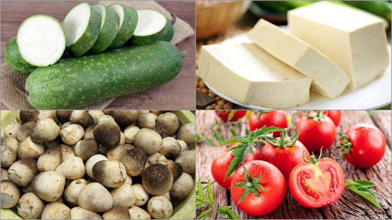 Nguyên liệu món ăn 2 cách làm bí đao kho