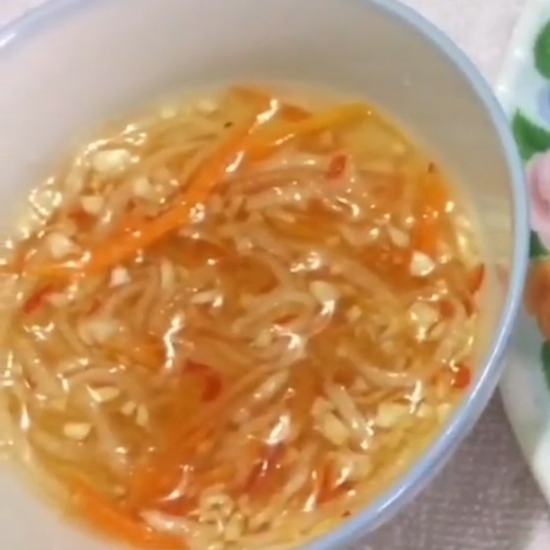 Bước 5 Thành phẩm Bún trộn thịt lợn