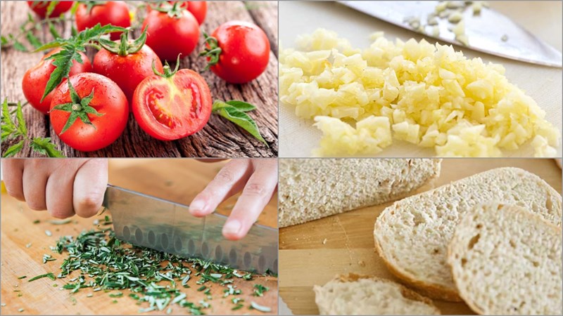 Nguyên liệu món ăn 3 cách làm cà chua nướng