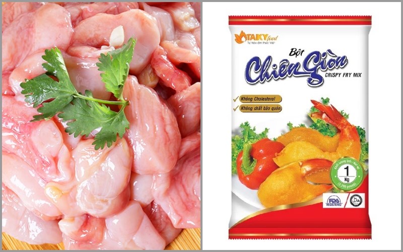 Nguyên liệu món ăn bao tử cá basa chiên giòn, bao tử cá basa chiên sốt me, bao tử cá basa chiên tỏi ớt
