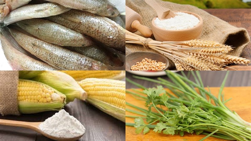 Nguyên liệu món ăn chả cá mối
