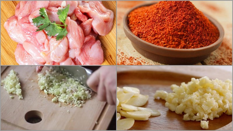 Nguyên liệu món ăn bao tử cá basa xào sả ớt