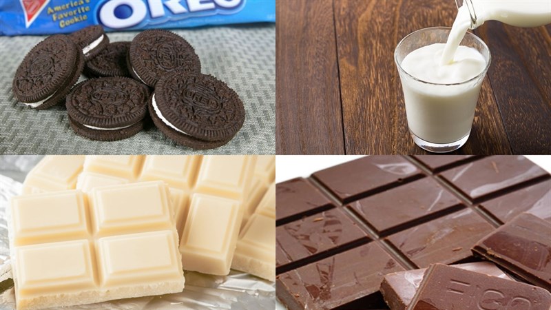 Nguyên liệu món ăn pudding oreo