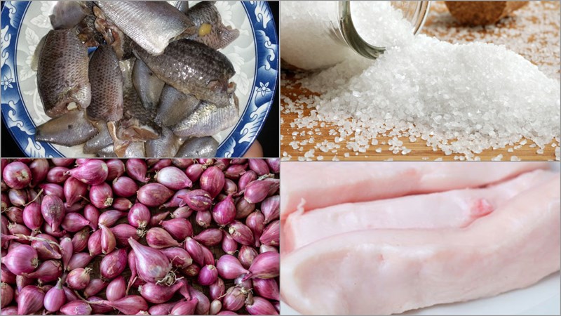 Nguyên liệu món ăn cá rô kho tiêu