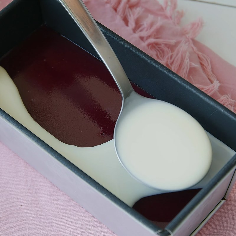 Bước 6  Nấu kem sữa Panna cotta thạch vải