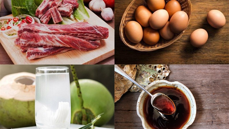 Nguyên liệu món ăn bánh mì chảo