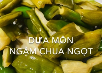 Cach lam DUA MON NGAM CHUA NGOT theo cong thuc cua me thom gion tan va rat de lam Nho Huan Foods 1 3 screenshot 1200x676 1
