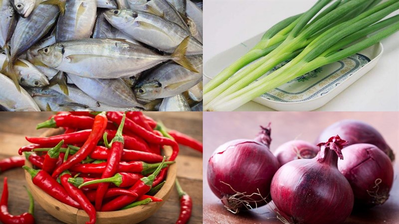 Nguyên liệu món ăn cá bạc má kho lạt
