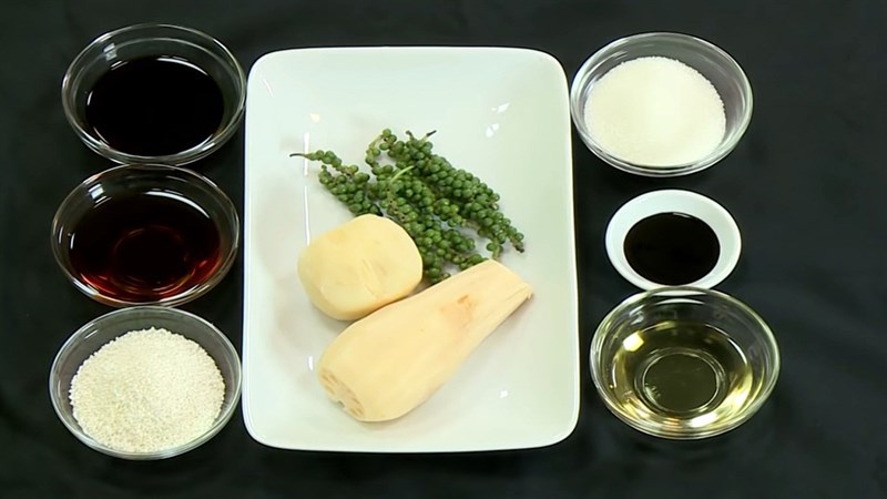 Nguyên liệu món ăn 2 cách làm củ sen kho chay