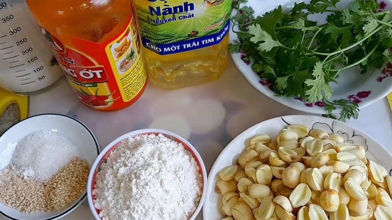 Nguyên liệu món ăn chả cá chay từ hạt sen