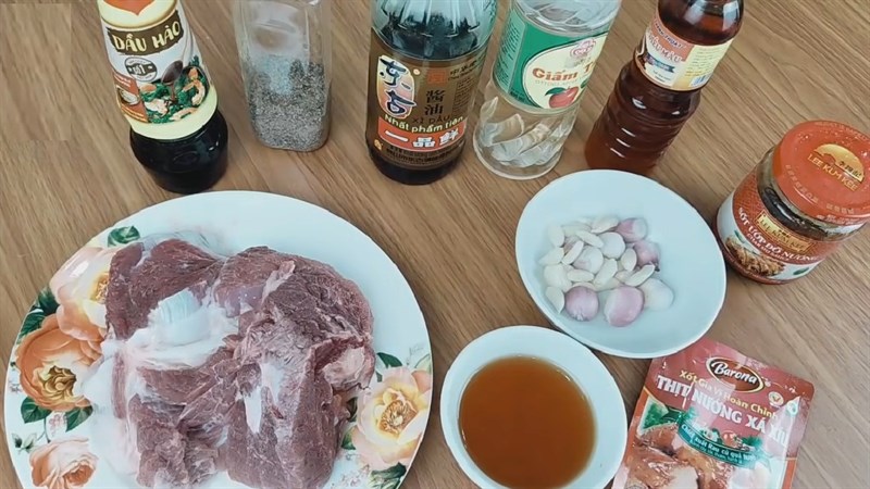 Nguyên liệu món ăn 3 cách làm thịt nướng bằng nồi chiên không dầu