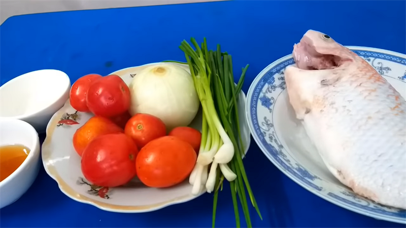 Nguyên liệu món ăn cá diêu hồng kho lạt