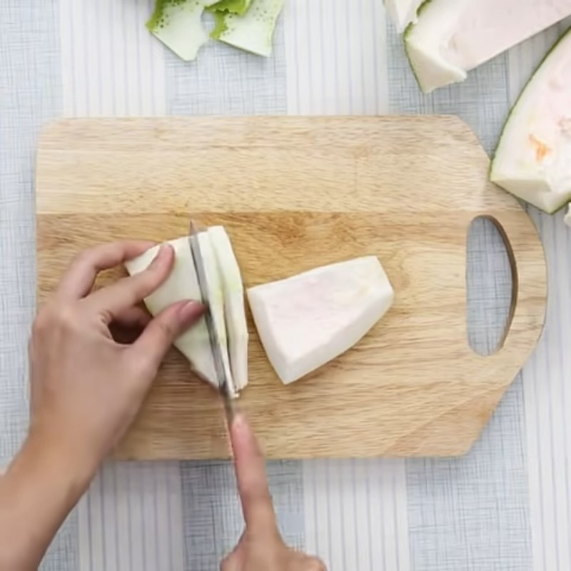 Bước 1 Sơ chế nguyên liệu Chè bưởi