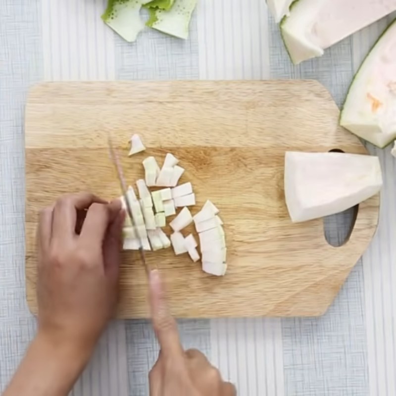 Bước 1 Sơ chế nguyên liệu Chè bưởi