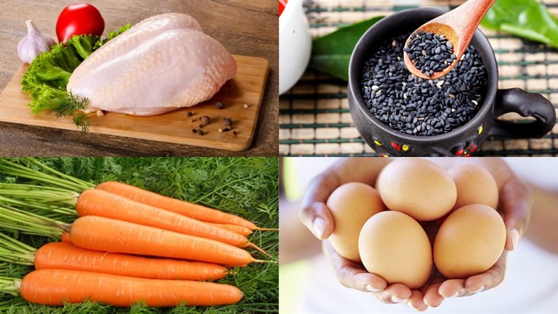 Nguyên liệu món ăn gà chiên vừng