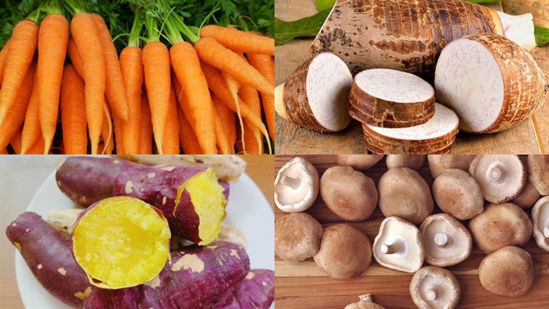 Nguyên liệu món ăn hủ tiếu hoành thánh chay