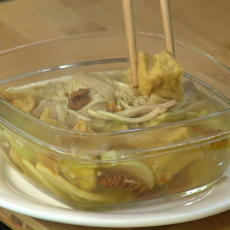 Bước 3 Nấu canh mít Canh mít non nấu nghệ