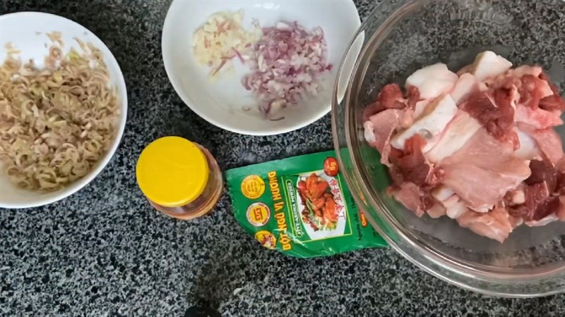 Nguyên liệu món ăn 3 cách làm thịt nướng bằng nồi chiên không dầu