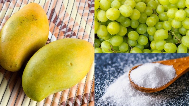 Nguyên liệu món ăn nước ép xoài