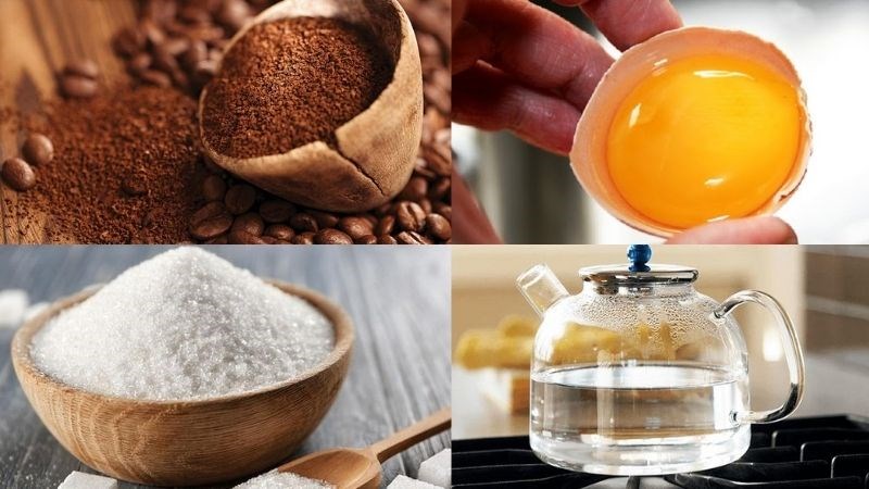 Nguyên liệu món ăn cacao trứng