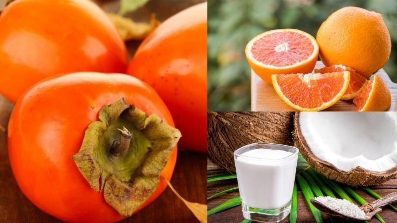 Nguyên liệu món ăn sinh tố hồng