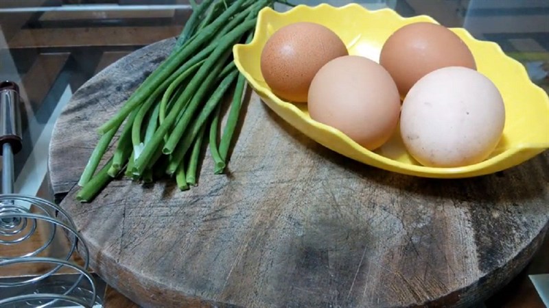 Nguyên liệu món ăn 3 cách làm trứng cuộn trái tim