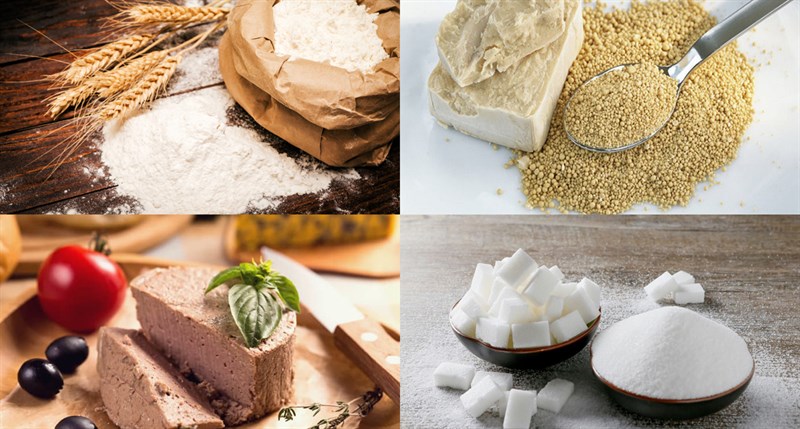 Nguyên liệu món ăn bánh mì cay hải phòng