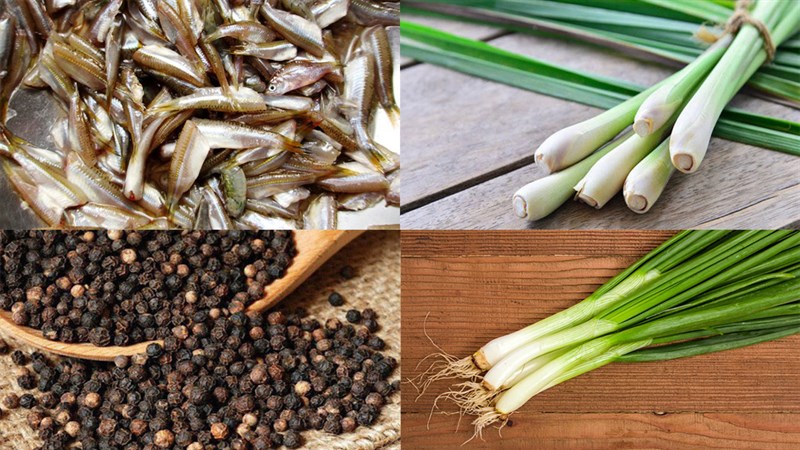 Nguyên liệu món ăn 2 cách làm cá lòng tong kho