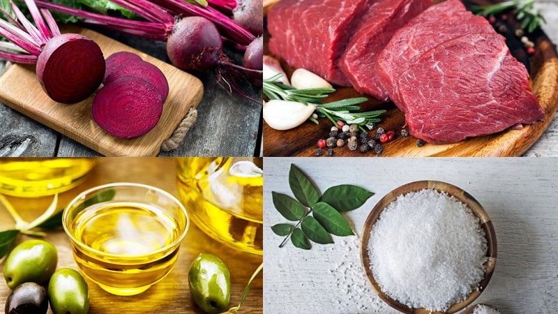 Nguyên liệu món ăn cháo củ dền