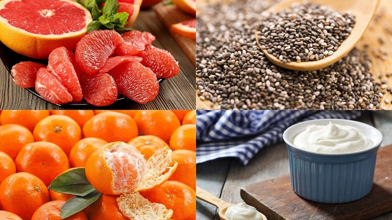 Nguyên liệu món ăn sinh tố bưởi
