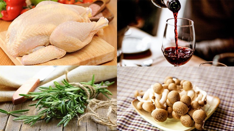 Nguyên liệu món ăn 3 cách làm gà tây nướng nguyên con