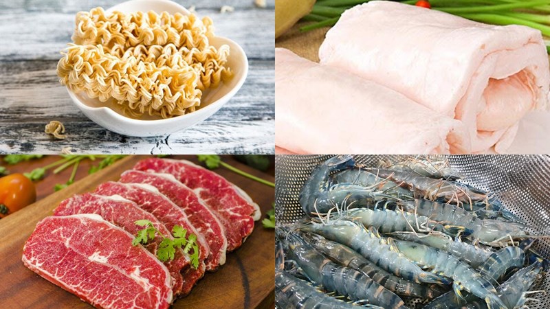 Nguyên liệu món ăn mì trộn tóp mỡ
