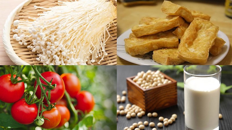 Nguyên liệu món ăn bún riêu cua chay