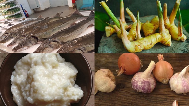 Nguyên liệu món ăn 3 cách làm cá tầm nướng