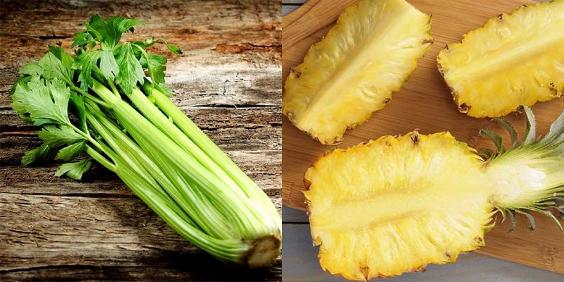 Nguyên liệu món ăn công thức rau cần tây làm đẹp da, vóc dáng
