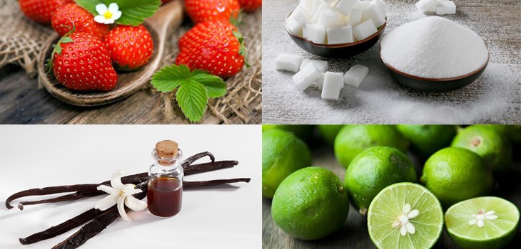 Nguyên liệu món ăn 2 cách làm mứt dâu tây